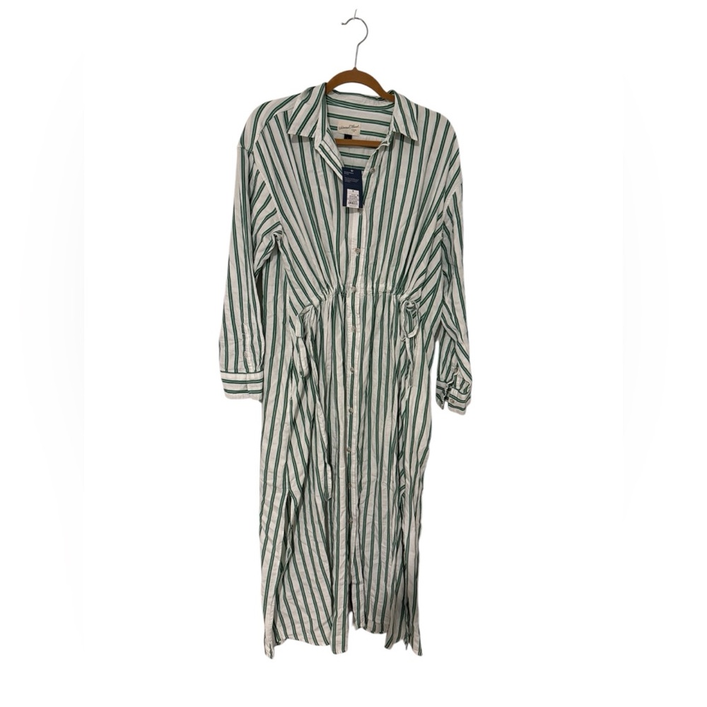 NEW Universal Thread Button Down Striped Dress (Target)